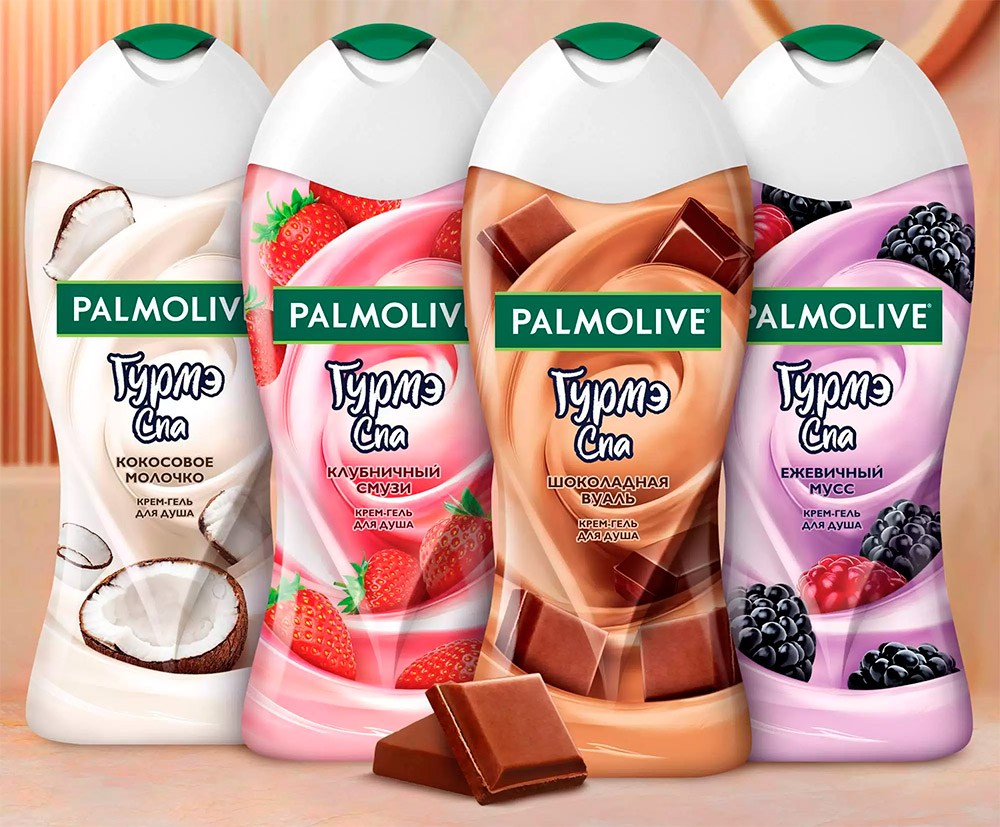 Линейка гелей для душа Palmolive